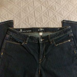 Ann Taylor Loft curvy dark denim Jeans